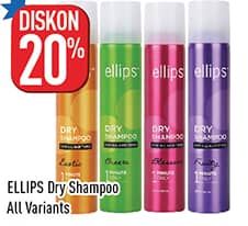 Promo Harga Ellips Dry Shampoo All Variants 50 ml - Hypermart