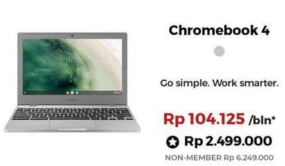 Promo Harga SAMSUNG Chromebook 4  - Erafone