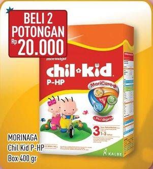 Promo Harga MORINAGA Chil Kid P-HP per 2 box 400 gr - Hypermart