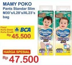 Promo Harga Mamy Poko Pants Xtra Kering Slim Tidak Gembung M30, L28, XL23  - Indomaret