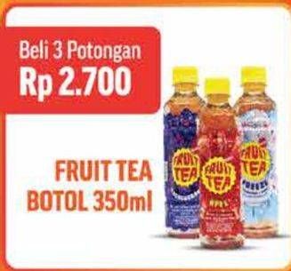 Promo Harga SOSRO Fruit Tea per 3 botol 350 ml - Hypermart