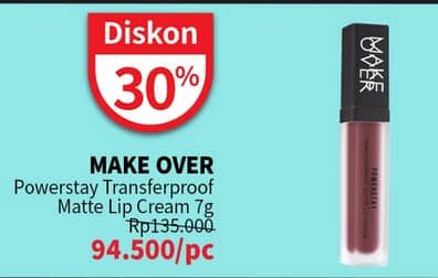 Promo Harga Make Over Powerstay Transferproof Matte Lip Cream 7 gr - Guardian