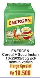 Promo Harga Energen Cereal Instant All Variants per 10 sachet 30 gr - Indomaret