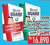 Promo Harga Biore Guard Body Foam Lively Refresh, Hygienic Antibacterial, Caring Protect 450 ml - Hypermart