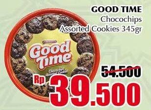 Promo Harga GOOD TIME Cookies Chocochips 345 gr - Giant
