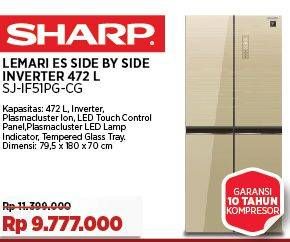 Promo Harga Sharp SJ-IF51PG-CG  - COURTS