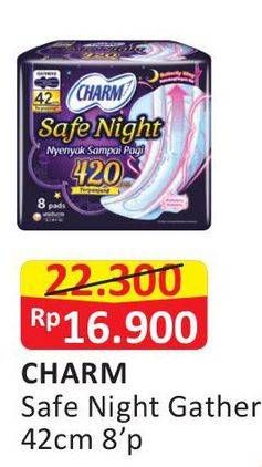 Promo Harga Charm Safe Night Gathers 42cm 8 pcs - Alfamart