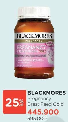 Promo Harga BLACKMORES Pregnancy & Breastfeeding Gold  - Watsons