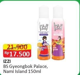 Promo Harga IZZI Korean Perfumed Spray Gyeongbok Palace, Nami Island  - Alfamart