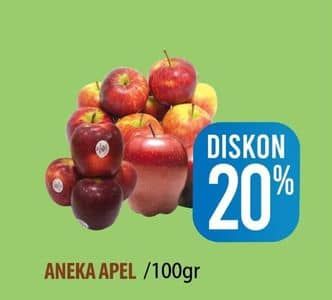 Promo Harga Apel per 100 gr - Hypermart