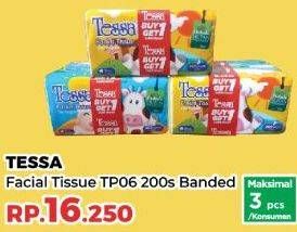 Promo Harga Tessa Facial Tissue TP 06 200 pcs - Yogya