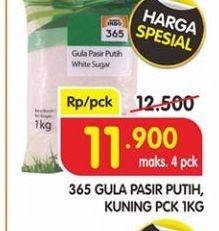 Promo Harga 365 Gula Pasir 1 kg - Superindo