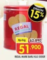 Promo Harga Regal Marie 550 gr - Superindo