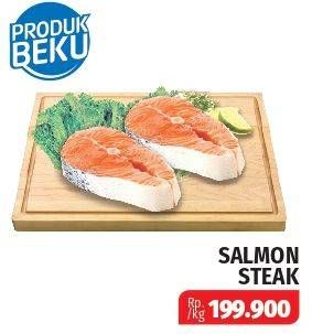 Promo Harga Salmon Steak  - Lotte Grosir