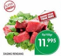 Promo Harga Daging Rendang Sapi per 100 gr - Superindo