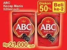 Promo Harga ABC Kecap Manis 520 ml - Indomaret