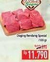 Promo Harga Daging Rendang Sapi Spesial per 100 gr - Hypermart