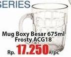 Promo Harga ONYX Crystal Dishware ACG18 Mug Boxy Besar 675ml  - Hari Hari