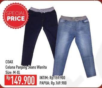 Promo Harga COAX Celana Jeans Wanita M-XL  - Hypermart