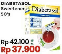 Promo Harga Diabetasol Sweetener per 50 sachet 1 gr - Indomaret