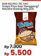 Promo Harga Dua Kelinci Tic Tac Sapi Panggang, Mie Goreng, Mix 80 gr - Indomaret