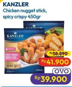 Promo Harga Kanzler Chicken Nugget Stick Crispy, Crispy Spicy 450 gr - Hypermart
