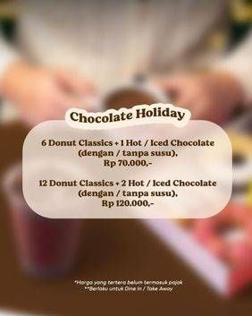 Promo Harga Chocolate Holiday  - Dunkin Donuts