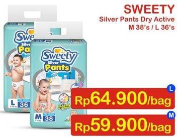 Promo Harga SWEETY Silver Pants L36  - Indomaret