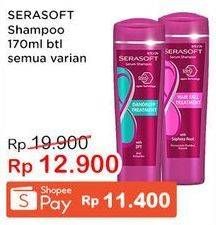 Promo Harga SERASOFT Shampoo All Variants 170 ml - Indomaret