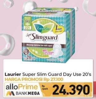 Promo Harga Laurier Super Slimguard Day 22.5 Cm 20 pcs - Carrefour