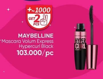 Promo Harga Maybelline Hypercurl Volum Express 9 ml - Guardian