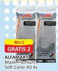 Promo Harga ALFAMART Masker Premium 4D 4 pcs - Alfamart