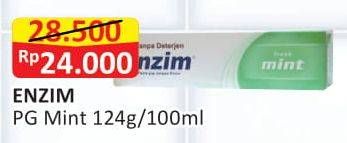 Promo Harga ENZIM Pasta Gigi Mint 124 gr - Alfamart