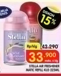 Promo Harga Stella Matic Refill All Variants 225 ml - Superindo
