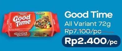 Promo Harga GOOD TIME Cookies Chocochips All Variants 72 gr - Alfamidi