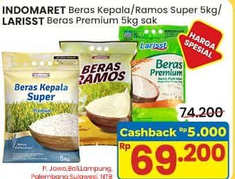 Promo Harga Beras 5 kg  - Indomaret