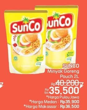 Promo Harga Sunco Minyak Goreng 2000 ml - LotteMart