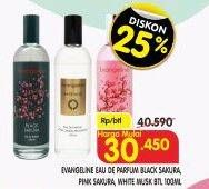 Promo Harga EVANGELINE Eau De Parfume Black Sakura, Pink Sakura, White Sakura 100 ml - Superindo