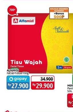 Promo Harga ALFAMIDI Facial Tissue 700 gr - Alfamidi