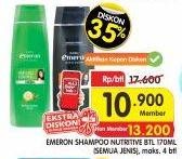 Promo Harga EMERON Shampoo Nutrive 170 ml - Superindo