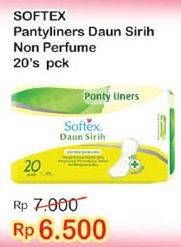 Promo Harga Softex Pantyliner Daun Sirih Regular 20 pcs - Indomaret