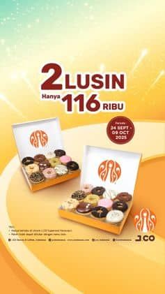 Promo Harga 2 LUSIN  - JCO