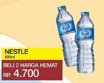 Promo Harga NESTLE Pure Life Air Mineral 600 ml - Yogya