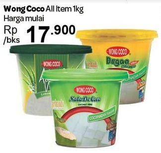 Promo Harga WONG COCO Nata De Coco All Variants 1 kg - Carrefour