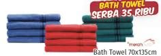 Promo Harga Merah Putih Bath Towel Set 70x135cm  - LotteMart
