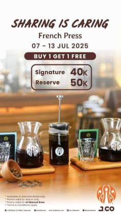 Promo Harga Sharing is Caring  - JCO