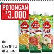 Promo Harga ABC Juice All Variants 1000 ml - Hypermart