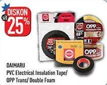 Promo Harga daimaru pvc electrical insulation tape/ opp trans/ double foam  - Hypermart