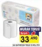 Promo Harga 365 Bathroom Tissue 10 roll - Superindo