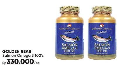 Promo Harga GOLDEN BEAR Salmon Omega 1000mg 100 pcs - Guardian